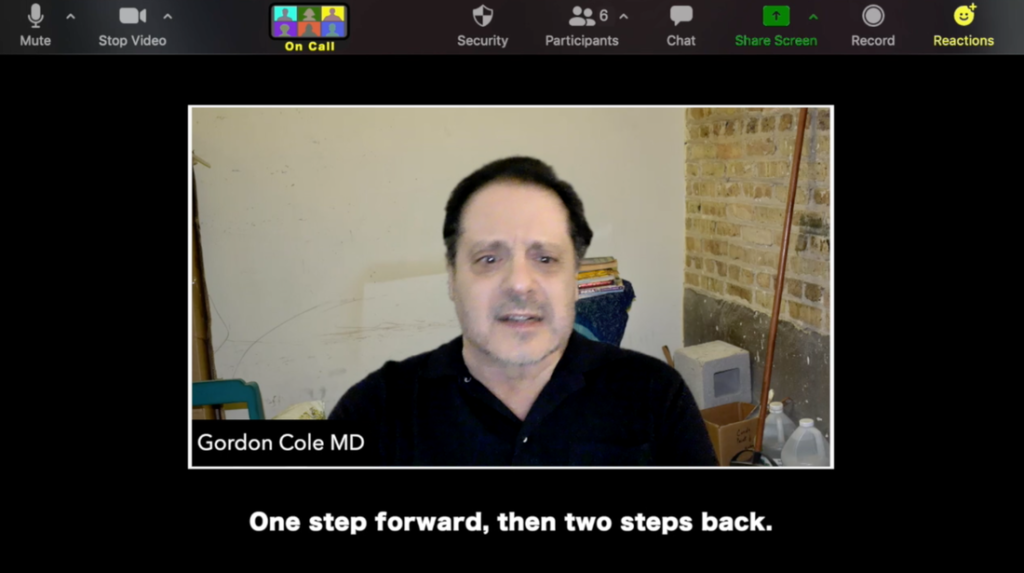 One step forward then two steps back