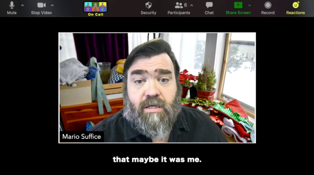 that maybe it was me